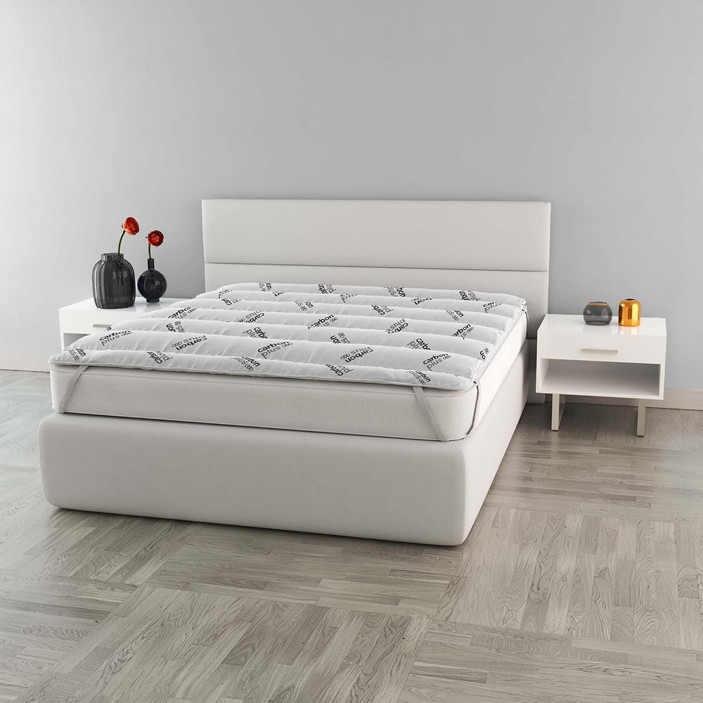 MB Home Italia, Topper, Thermocontrol, Double 160X195 Cm Plapumi si pilote Naty Shop Dublu 160X195 Cm Cărbune