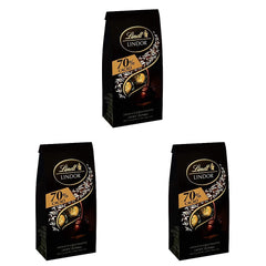 Lindor chocolate balls 70% extra dark cocoa | 137g bag | Approx. 10 balls of fine dark chocolate with melt-in-your-mouth filling | Gift of chocolate | Chocolate gift