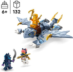 LEGO NINJAGO Riyu The Baby Dragon Dragon Toy with 3 Mini Figures Buildable Ninja Toy for 6 Years Old Boys and Girls Action-packed Gift for Kids 71810 Building Sets Besuche den LEGO-Store