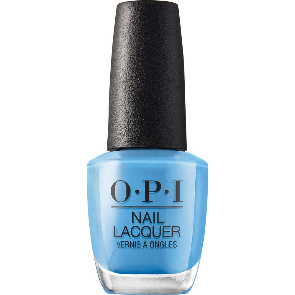 OPI Nail Lacquer in Shades of Blue and Green - Quick-drying, chip-resistant and long-wearing nail polish - lasts up to 7 days - with ProWide extra-wide brush