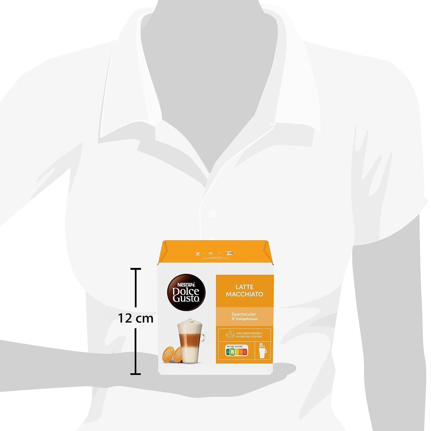 NESCAFÉ DOLCE GUSTO Latte Macchiato Kaffeekapseln 6er Pack (6 x 16 Kapseln)