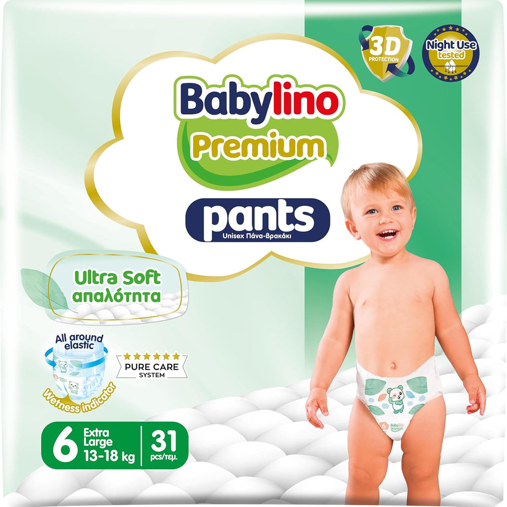 Premium Pants Size 8 with Ultra-Soft Filter, XXL (20+ kg), 26 pieces
