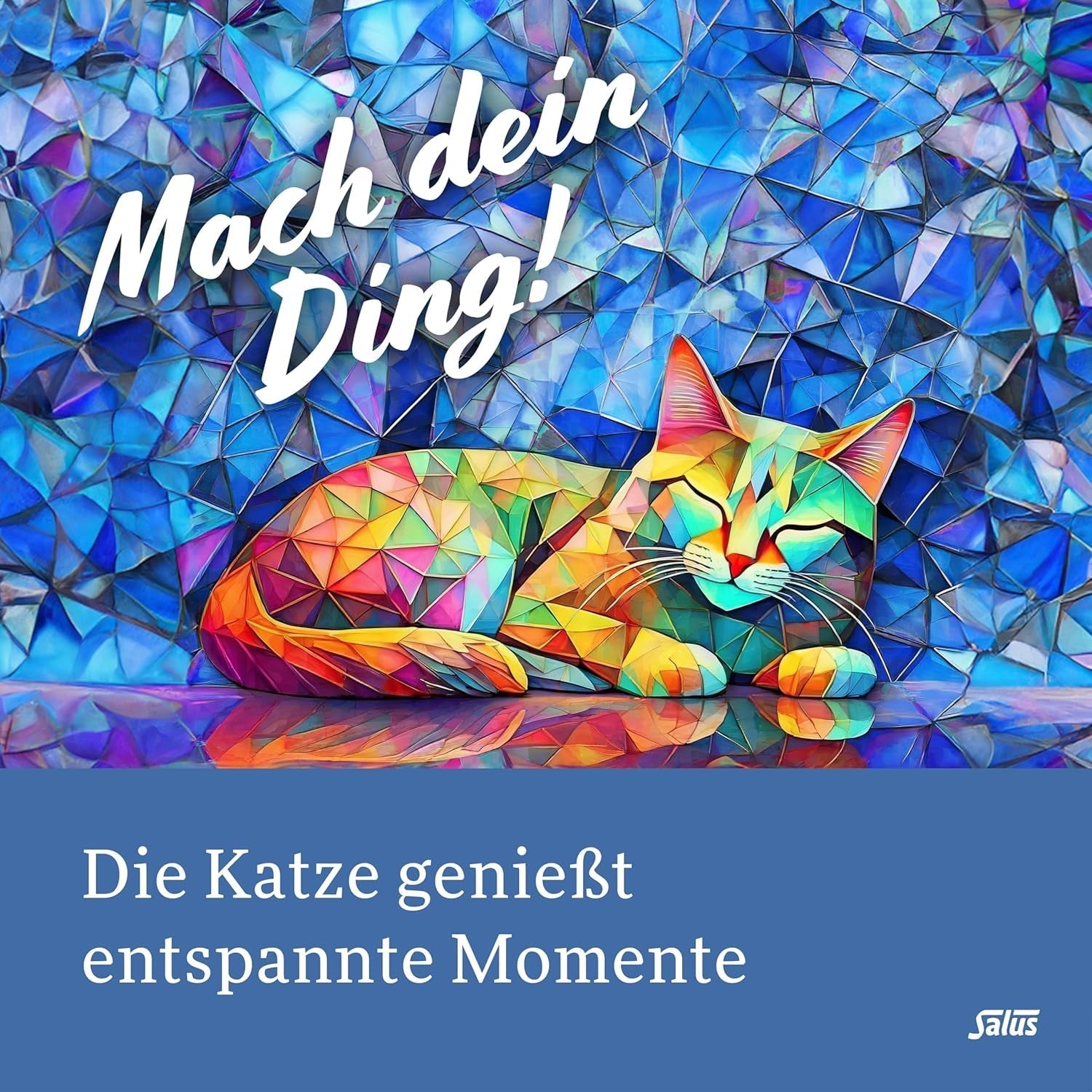 Salus - Ceai Krafttier - Pisica liniștită - 1X 15 pliculețe filtru (28,5 g) - Ceai de plante mentolat cu ashwagandha - organic