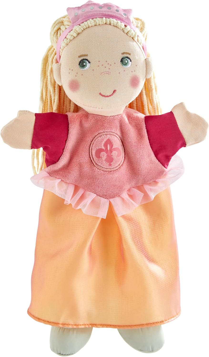 HABA Handpuppe Prinzessin – Waschbar bei 30°C, Ideal für Puppenspiel und Geschichten – 2011865001