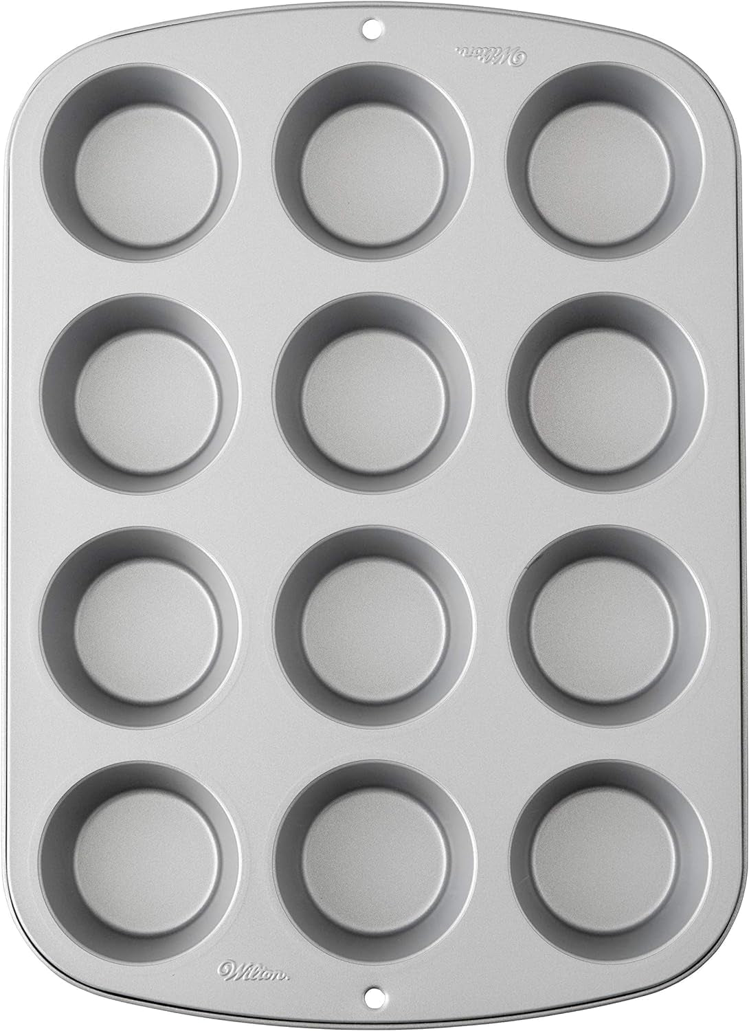 Wilton 03-3118 Cupcake- /Muffin Backform, Recipe Right, Antihaft, 12 Vertiefungen, Grau Molds and baking trays Naty Shop