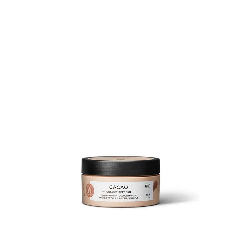 Maria Nila Color Refresh 300 ml - O bombă de culoare hrănitoare care conține pigmenți coloranți temporari ce reîmprospătează rapid culoarea părului. 100% Vegan. Fără sulfați și fără parabeni. Vopsea pentru par Naty Shop Cacao