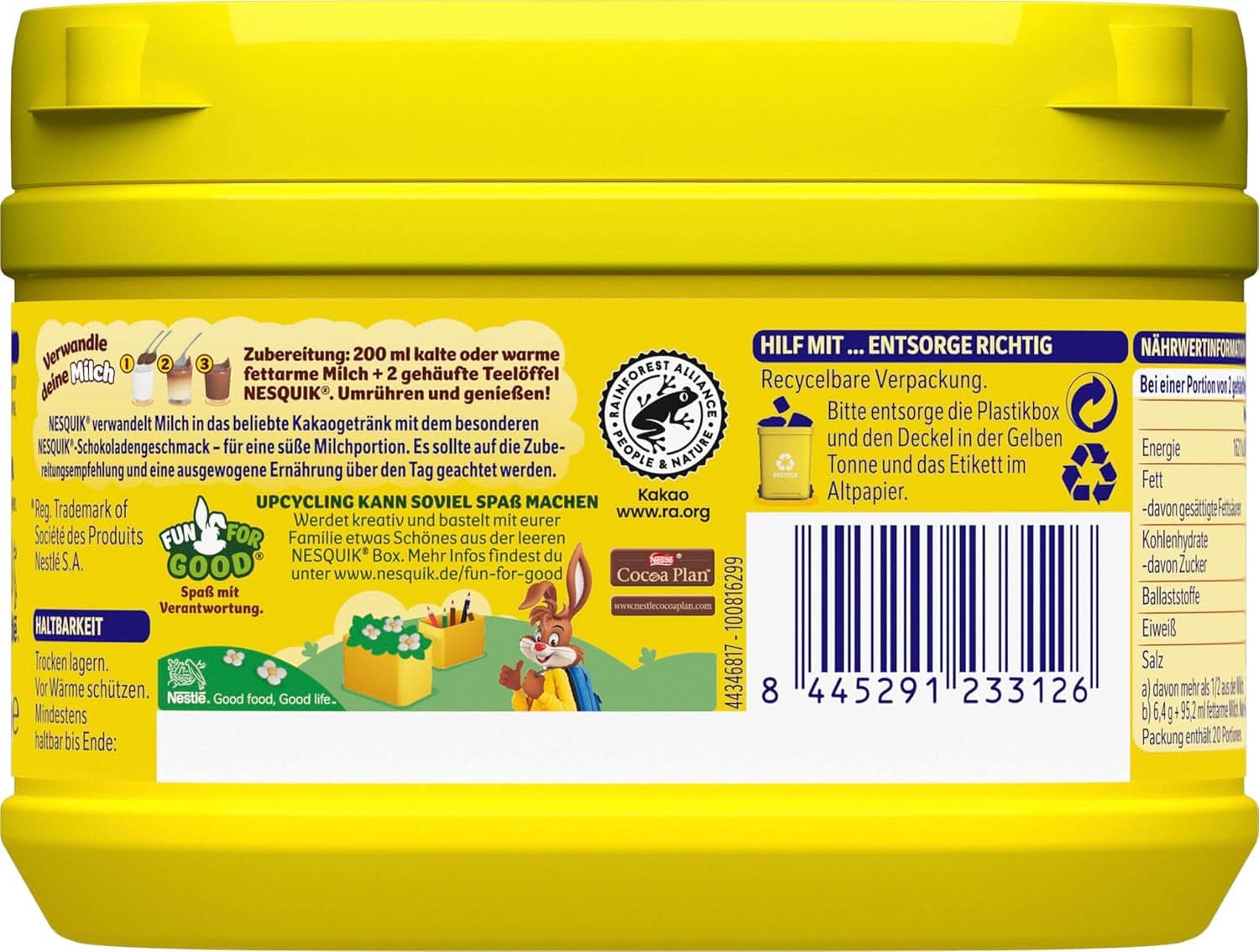 Nestlé Cacao powder for drinks, for mixing in milk, 1 package of 280 grams Cacao and Hot Chocolate Naty Shop