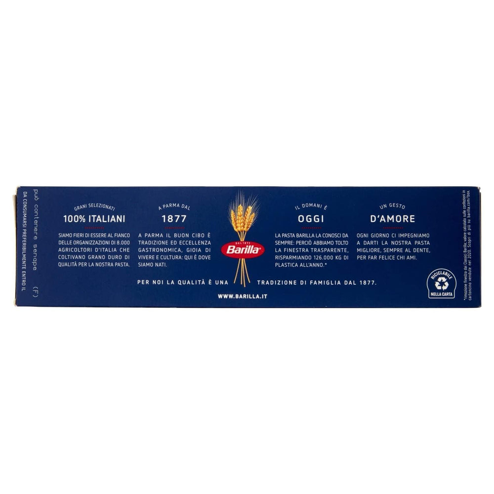 Paste Barilla Classic Capellini Nr. 1, făcute din grâu dur de înaltă calitate, întotdeauna al dente, 500g