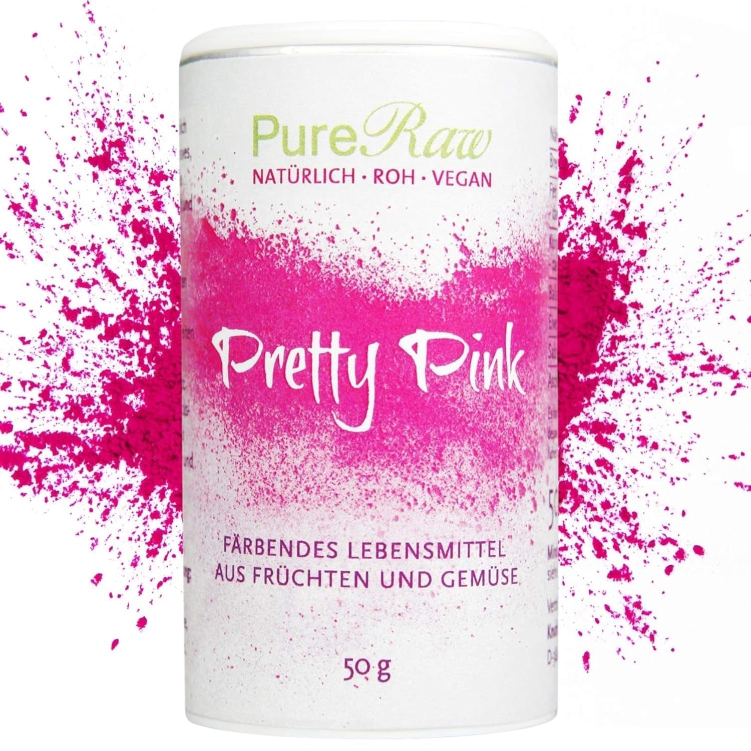 Colorant alimentar natural albastru pudră Magic Blue Spirulina (vegan crud) Albastru închis până la albastru deschis pastel - Colorant alimentar pudră cu alge ficocianină - Colorant alimentar natural | Pureraw 5G