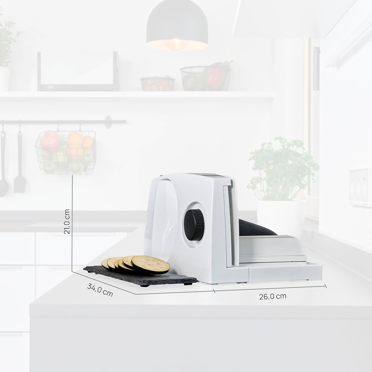 Ritter Markant 05 Multifunctional Folding Electric Bread Slicer and Slicer with Eco-Motor Made in Germany Shredders and Slicers Naty Shop