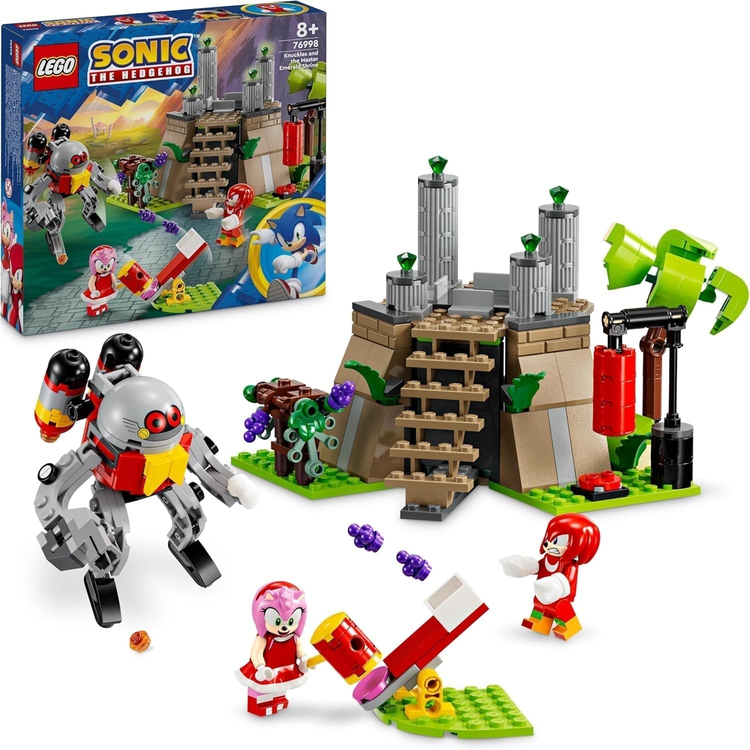 LEGO Sonic the Hedgehog Knuckles And The Shrine Of Master Emerald Collectible Toy Gamer Gift Adventure Building Set For Boys And Girls 8 Years Old 76998 Building Sets Besuche den LEGO-Store Default Title