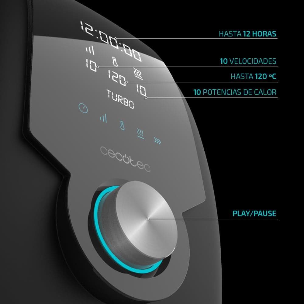 Cecotec Mambo 6090 Multifunktions-Küchenmaschine, 1700 W, 23 Funktionen, Krug Mit Fassungsvermögen 3.3 L, 3 Teller Gleichzeit, 10 Geschwindigkeitsstufen, Timer Kitchen Robots and Mixers Naty Shop