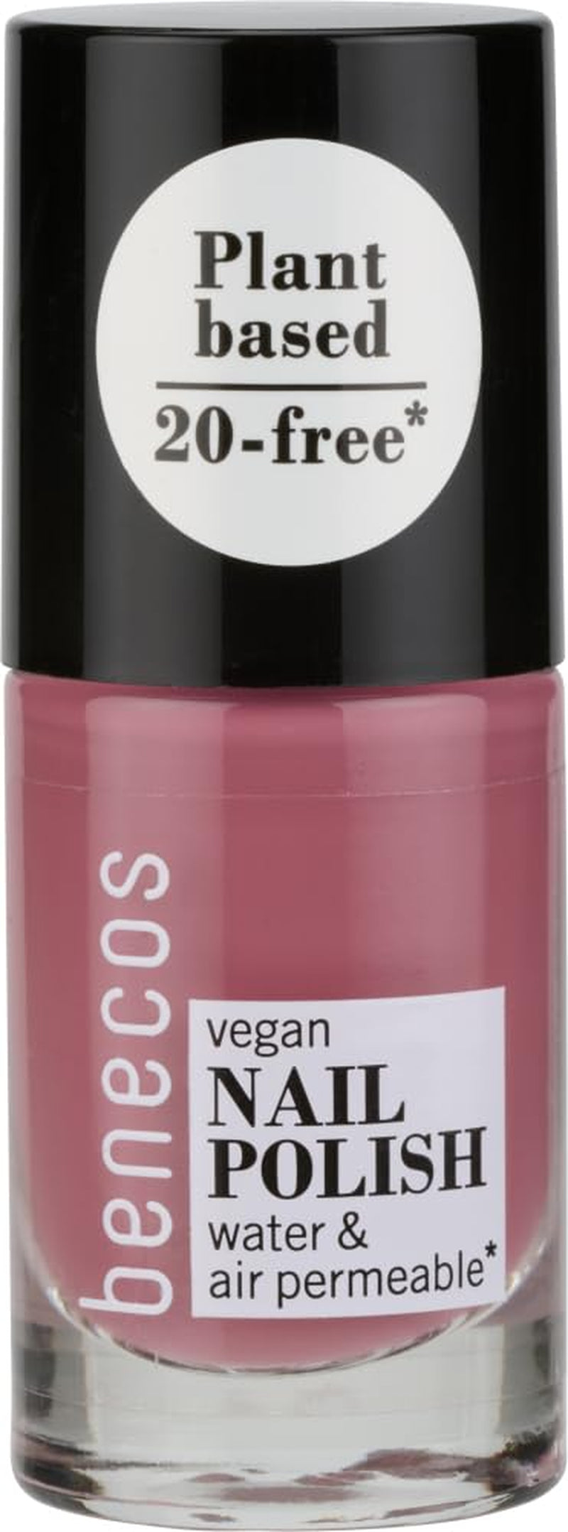 Benecos 20-Free Mysterious Vegan Nail Polish - Plant Based Nail Polish - Quick Dry Long Lasting - Water Permeable - Biotin Enriched - 5ml