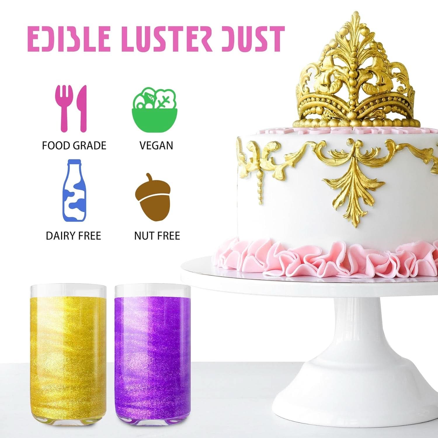 Edible glitter spray, 20 grams Naty Shop