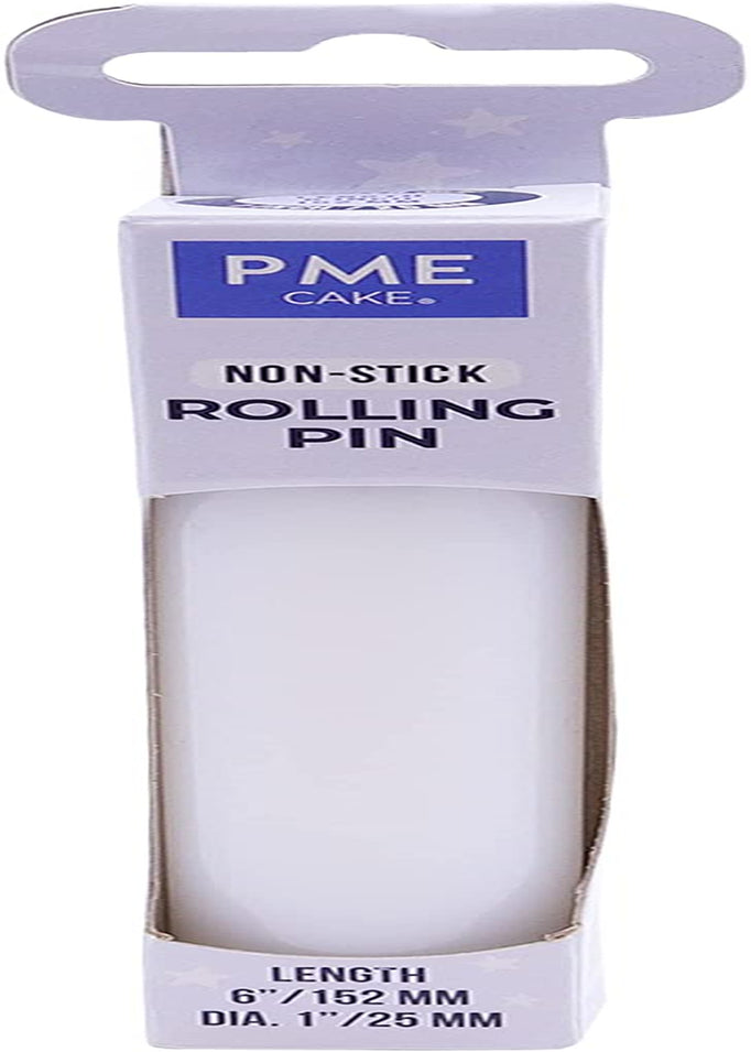 PP85 Antihaftbeschichteter Polyethylene-Ausrollstab 15 cm, Kunststoff, White, cm, 21.08 x 6.06 x 2.08 cm, 1 Einheiten