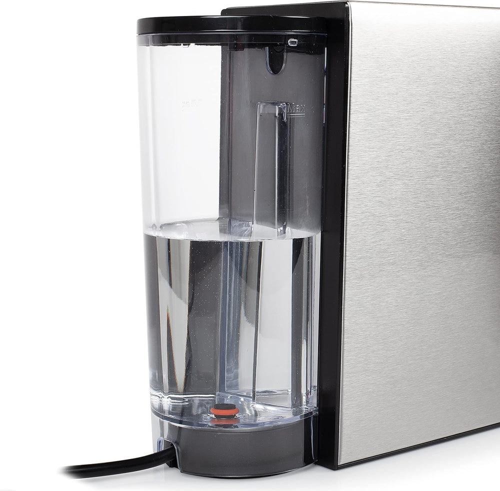 Espressor multicapsule Princess 5 în 1 – Compatibil cu Nespresso, Dolce Gusto, Lavazza a Modo Mio și ESE Pads, capacitate 0,8 l, 1450 W, argintiu, negru