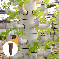 50 Hydroponic Grow Sponges, Hydroponic Seedling Sponges, Root Growing Sponge Plugs, Suitable for Various Kinds of Buds, Such as Tomato, Strawberry, Mint