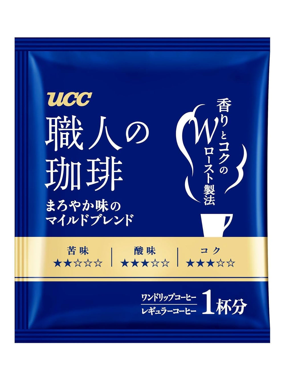 Cafea Japan Craftsman, cafea filtrantă de unică folosință, amestec ușor Brazilia Vietnam, 16 pliculețe.