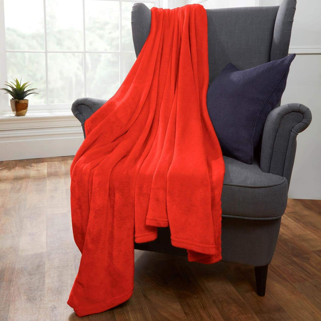 Cuvertură de pat Brentford's Ultra Soft Fleece, Silver Grey, Large Double - 150 X 200Cm Paturi si Cuverturi Besuche den Brentfords-Store Coral 120 X 150 Cm