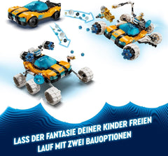 LEGO Dreamzzz 2-In-1 Mr Oz's Space Buggy Toy Car or Space Shuttle Set Includes Mr Oz, Albert and Jayden Minifigures, Space Gift for Kids 8+ 71475 Building Sets Besuche den LEGO-Store