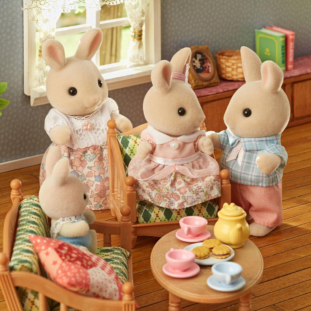 Sylvanian Families L5706 Familia Milk Bunny - Figuri pentru casa de păpuși Papusi Naty Shop