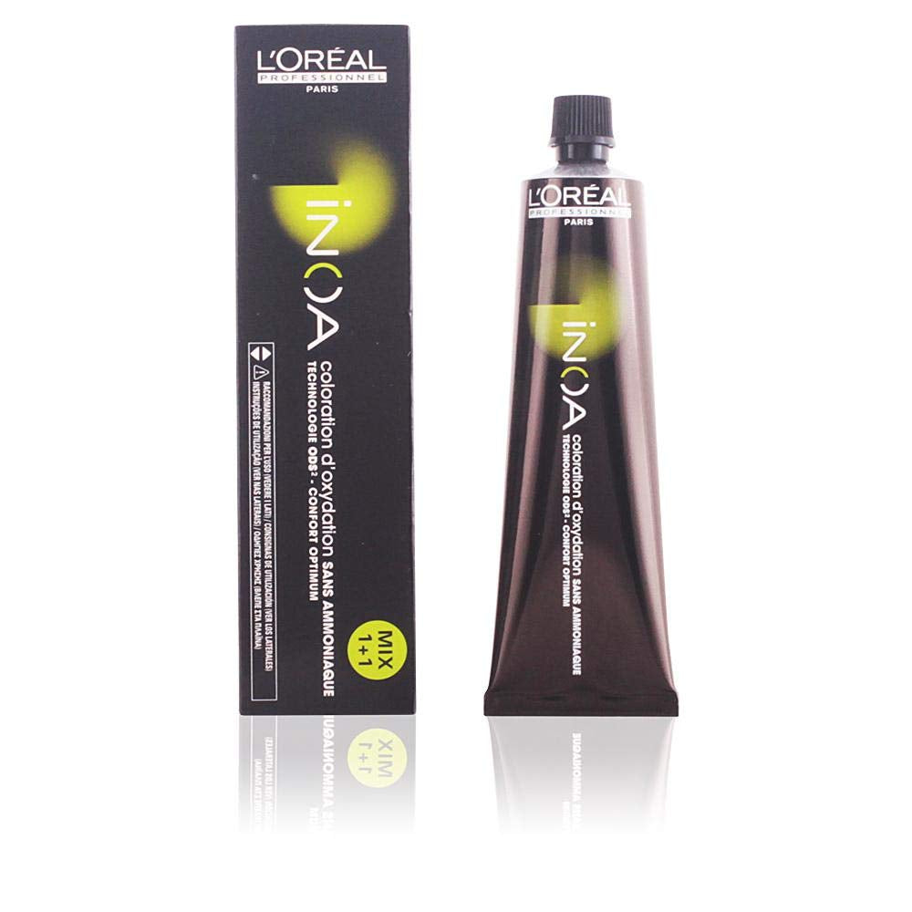 L'Oréal Professionnel INOA Colorație oxidativă fără amoniac 4 maro mediu, 1 pachet, (1x 60 ml)