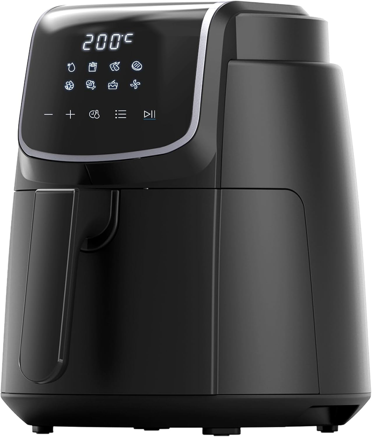 Midea Hot Air Fryer 2L, 1150W Airfryer, Oil-free, Hot air fryer, Automatic shut-off function Home Appliances Naty Shop 4L