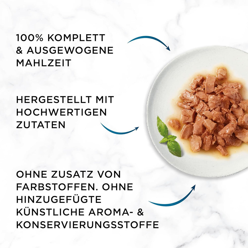 Hrană umedă pentru pisici Gourmet Perle Select Strips cu pui, pachet de 26 (26 x 85g)