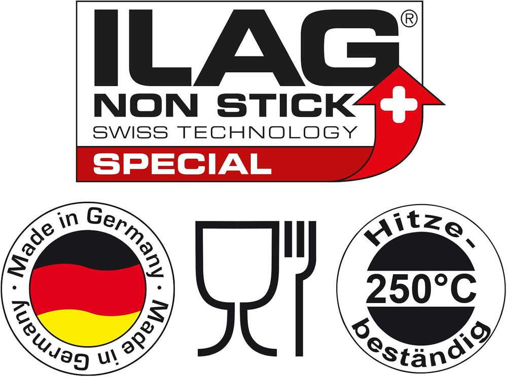 Chg 9942-04 Bratenform Mit Deckel, Antihaftbeschichte, Anthracite-Metallic, 37 X 20 X 7 Cm Baking molds and trays Naty Shop