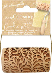 SCRAP COOKING - Mini-Holzrolle "Ondines" – Dekoration für Kekse, Sandgesandet, Cookies – 5308