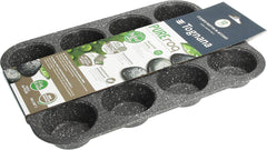 Pure Roq Muffinform Für 12 Muffins, Aluminium, Schwarz Molds and baking trays Naty Shop