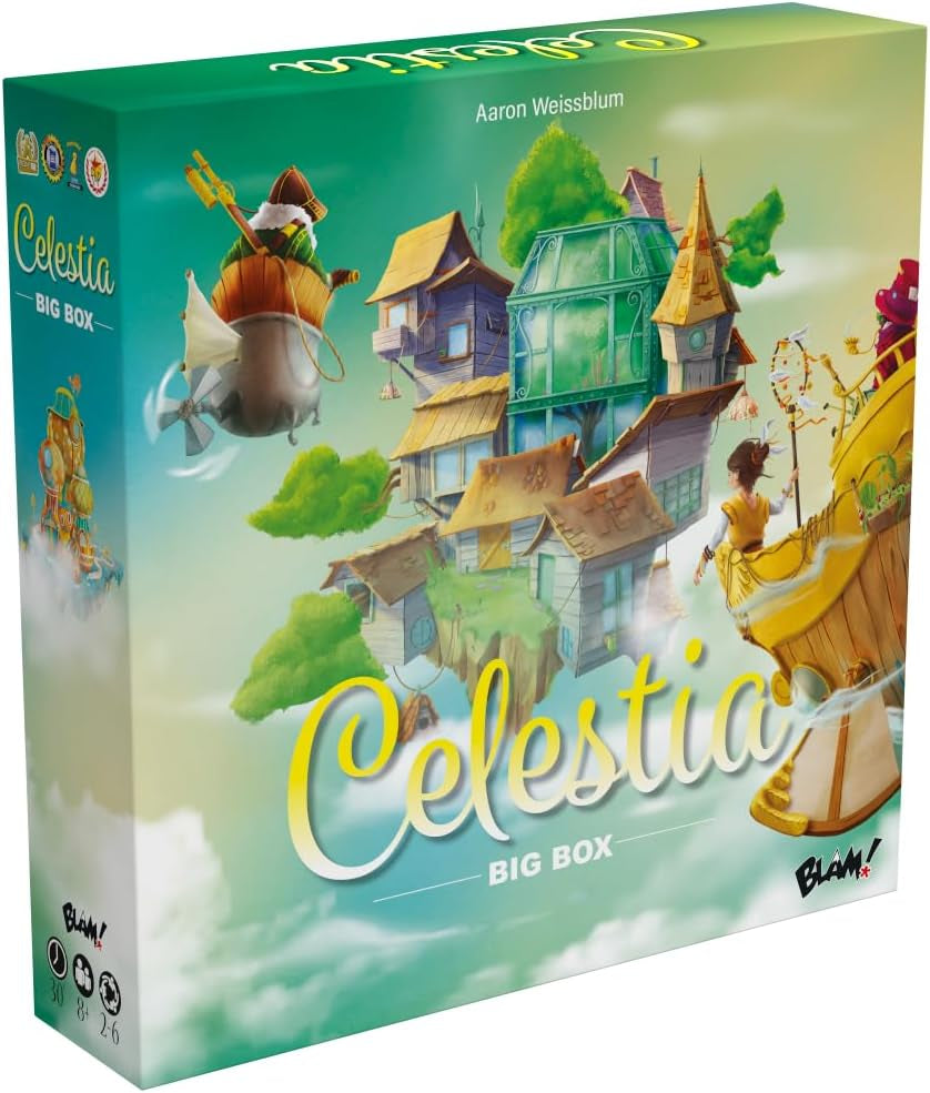 Blame! Celestia Big Box • Complete Collector's Base Game + 2 Expansions Family Board Game - For 2 to 6 Players - Ages 8+ - 30 Minutes