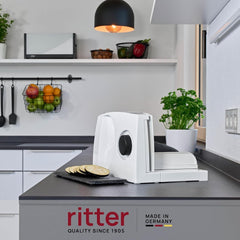 Ritter Markant 05 Multifunctional Folding Electric Bread Slicer and Slicer with Eco-Motor Made in Germany Shredders and Slicers Naty Shop