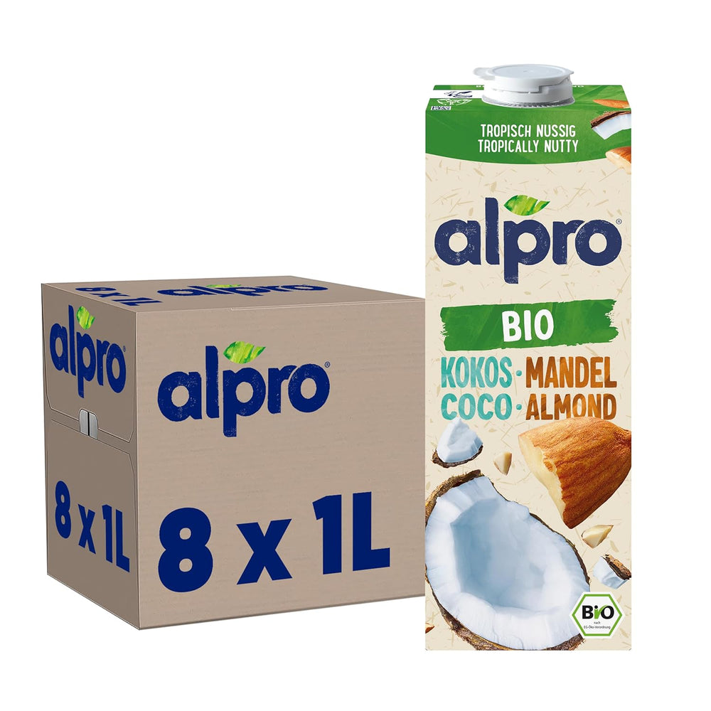 Alpro Bio Kokos-Mandeldrink – 8 x 1 l