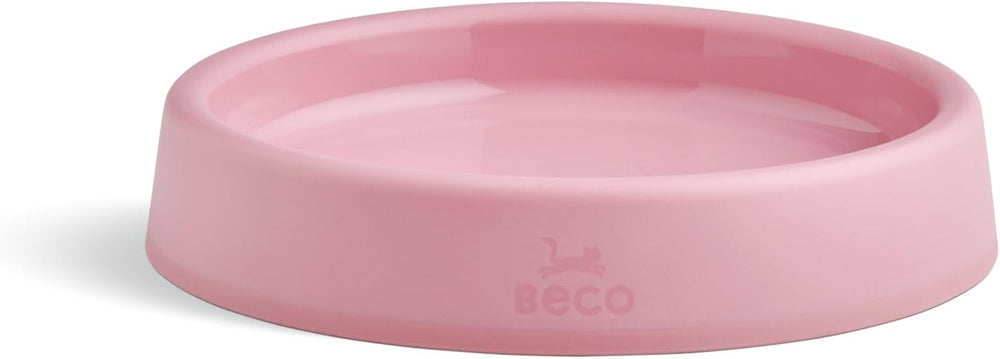 Katzennapf – Futter und Wasser Stabiler Futternapf, recycelter Kunststoff, rutschfeste Gummiunterseite, Schnurrhaar-freundlicher Futternapf, Candy Pink