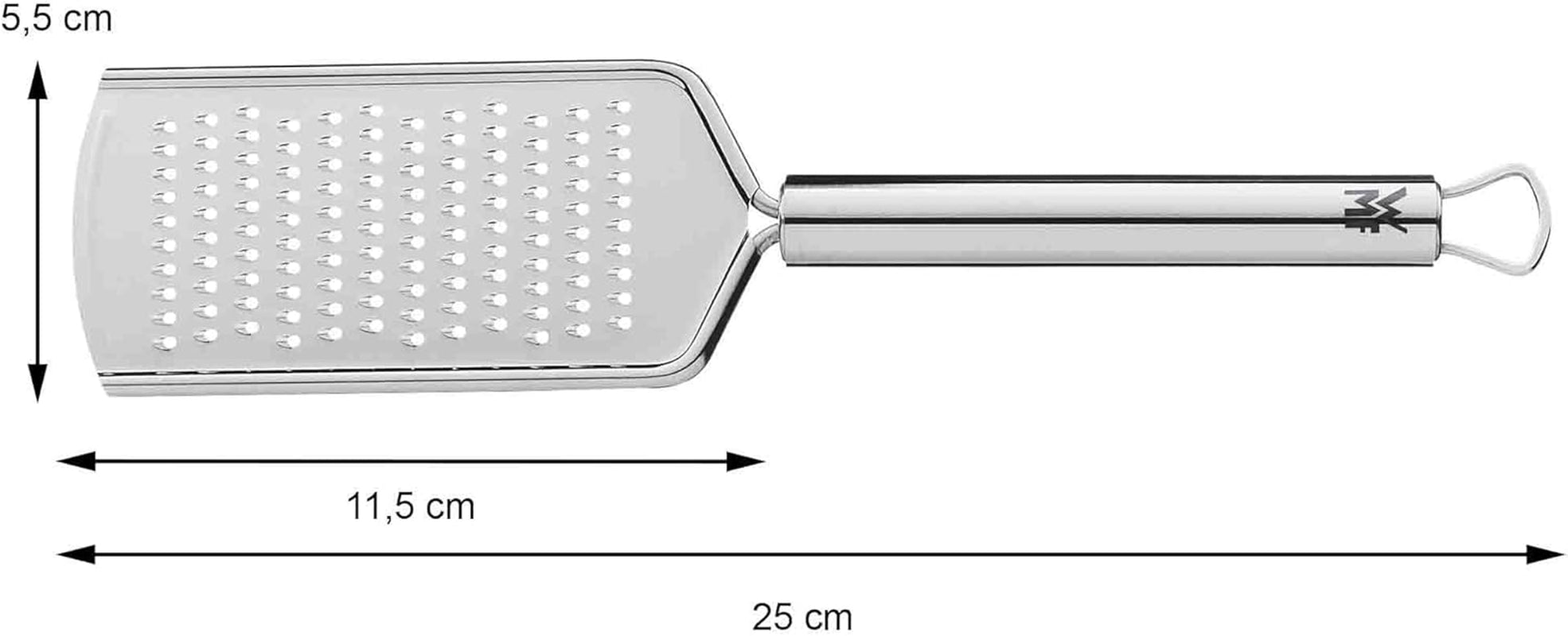 WMF Profi plus răzătoare de brânză din oțel inoxidabil 25 cm, suprafață fină de ras Peeler Naty Shop