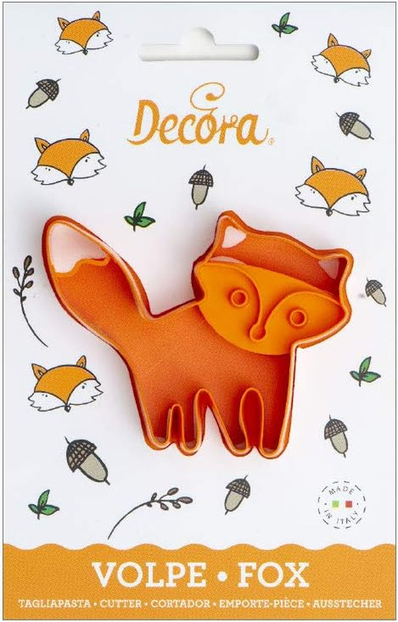 0255051 Formă de fursecuri din plastic, tip vulpe