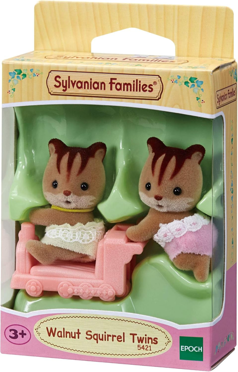 Sylvanian Families L5421 Figurine cu gemeni veveriță din nuc pentru casa de păpuși Papusi Naty Shop
