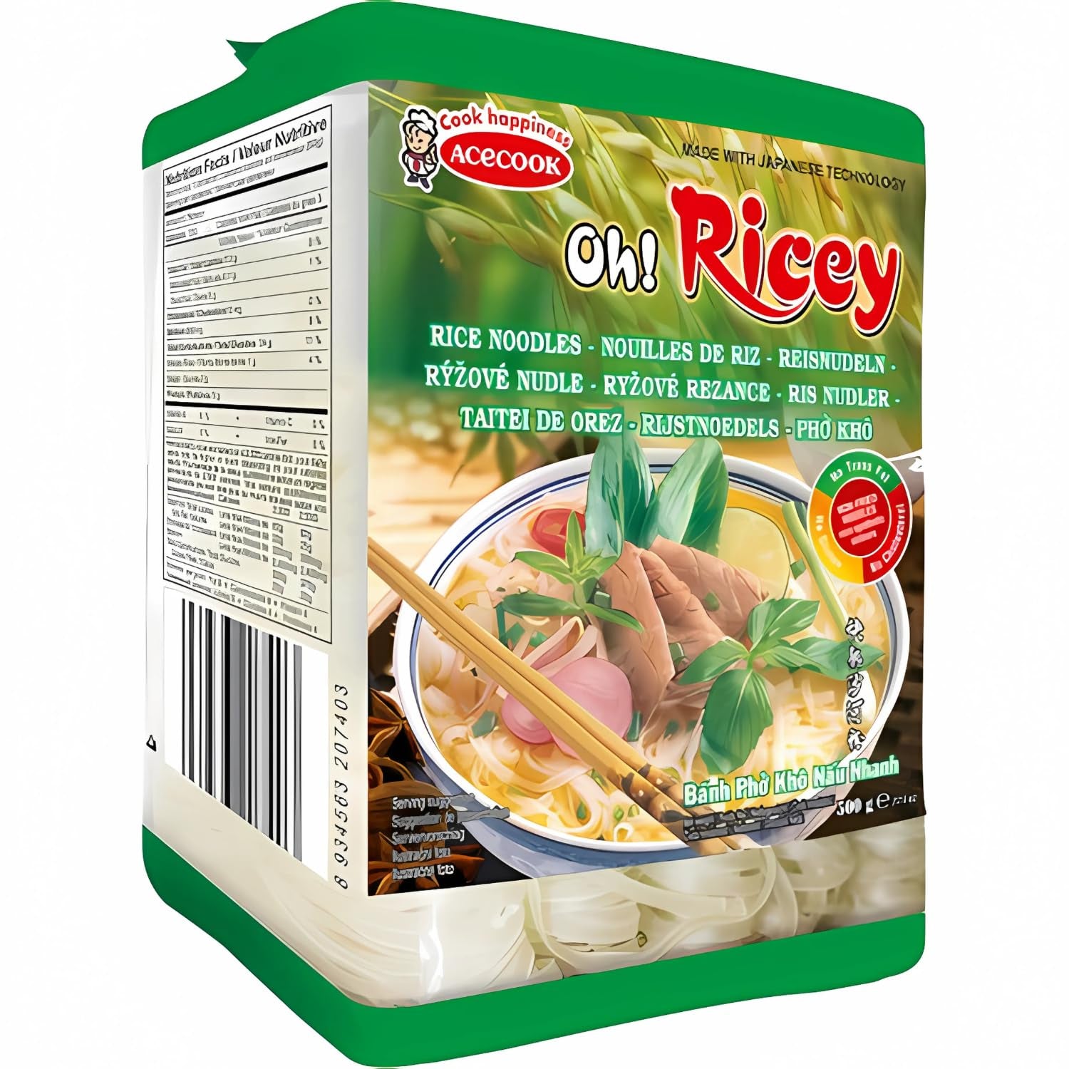 ACECOOK - OR RICE NOODLES - (1 X 500 GR)