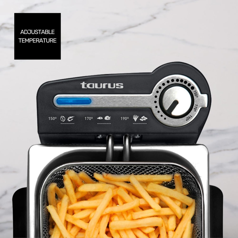 Taurus Professional 2 plus - Oil fryer, 2 liters, 1700 W, 18/8 stainless steel Appliances Naty Shop