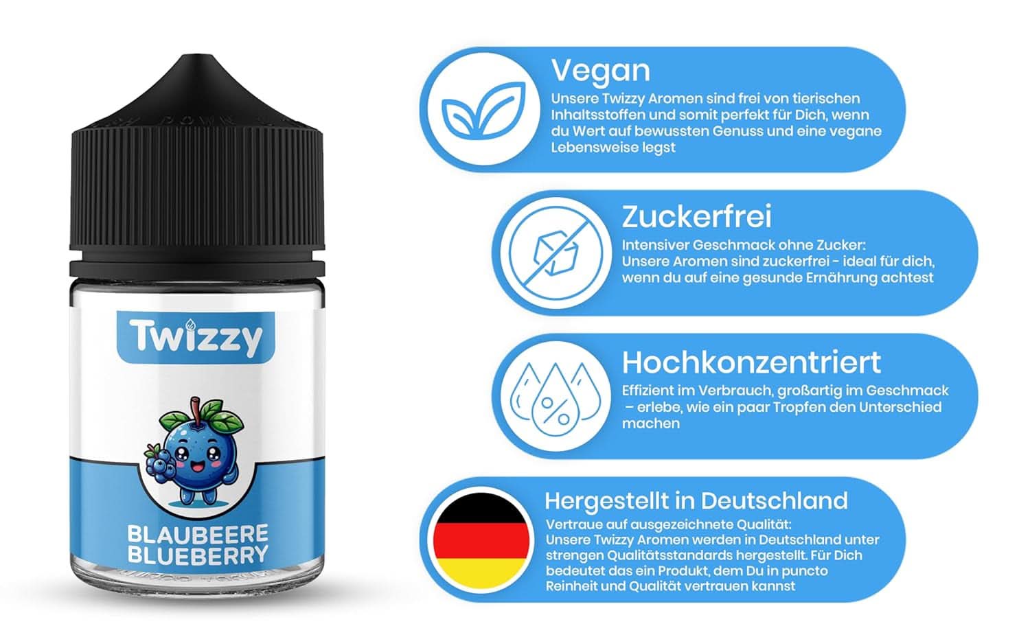 Twizzy Cranberry, Food Flavoring -60 ml - Intense aroma - Ideal for baking Aromas Naty Shop