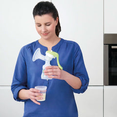 MAM Electric and manual breast pump 2 in 1, with 9 levels of stimulation, contains 2 bottles, easy start, green Accessories Food and Breastfeeding Bebe Naty Shop