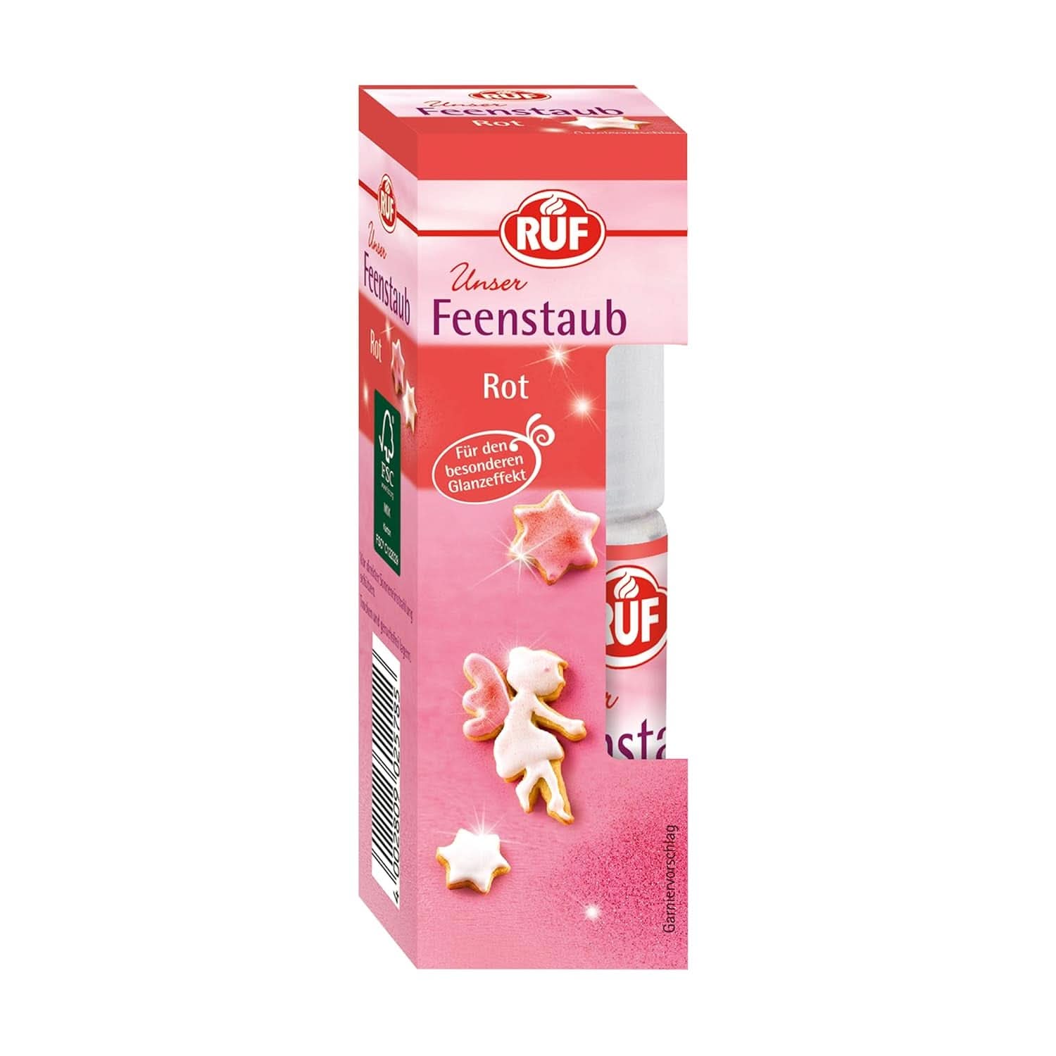 RUF Fairy Dust Edible Glitter Dust in a Pump Spray Bottle 10 Grams Sprinkles Naty Shop Pink 10 Grams