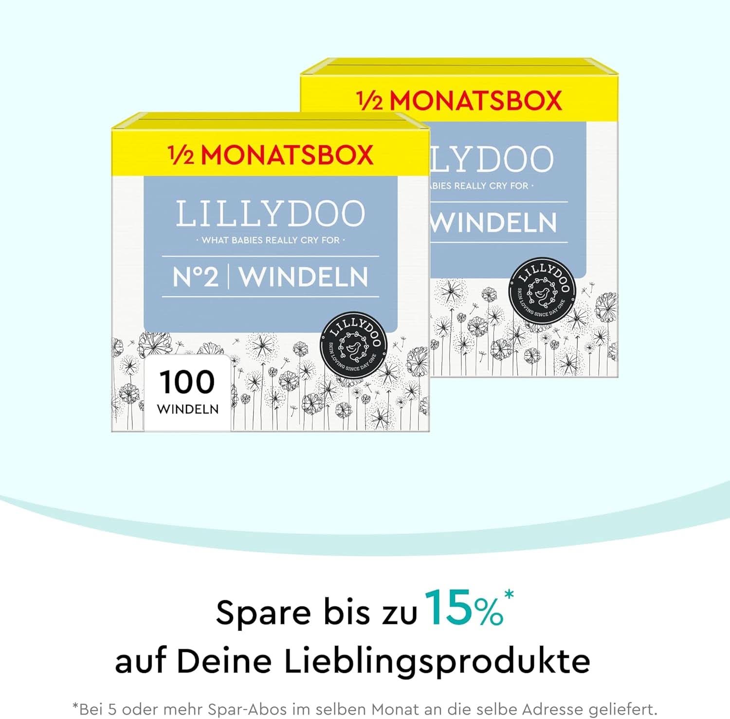 LILLYDOO Skin-friendly diapers, size 2 (4-8 kg) Mother and Child Naty Shop