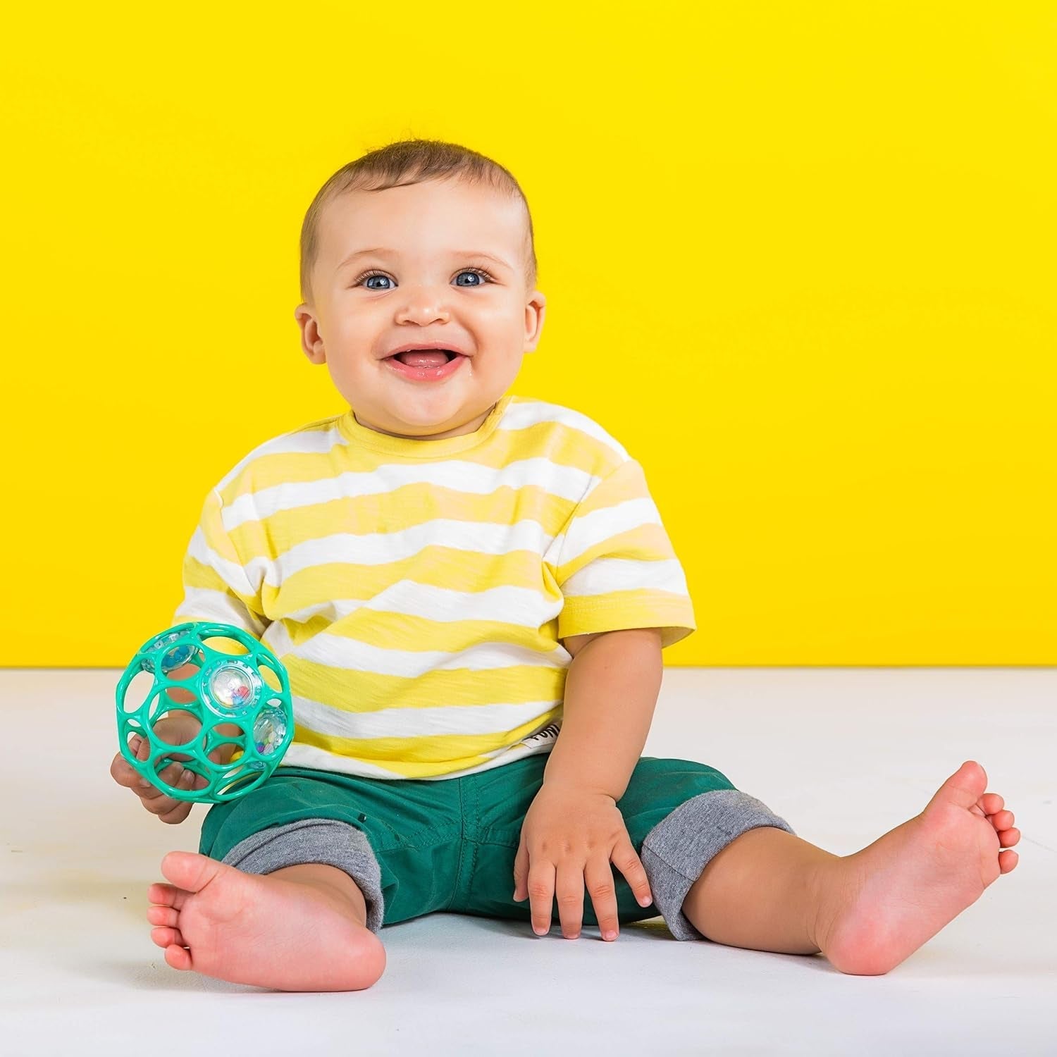 Set cadou Bright Starts Little Shakers cu 6 piese - Zornăitoare și jucării de dentiție pentru bebeluși, fără BPA, ușor de prins, unisex, pentru nou-născuți+