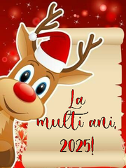 Decoratiune comestibila din zahar - "La multi ani!, 2025" Nati Shop