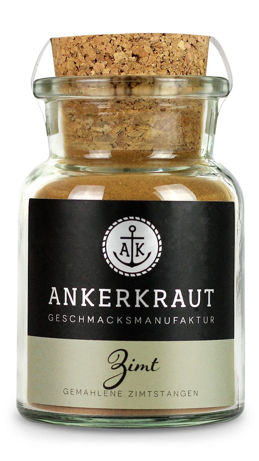 Ankerkraut Zimt, gemahlen, 75g im Korkenglas