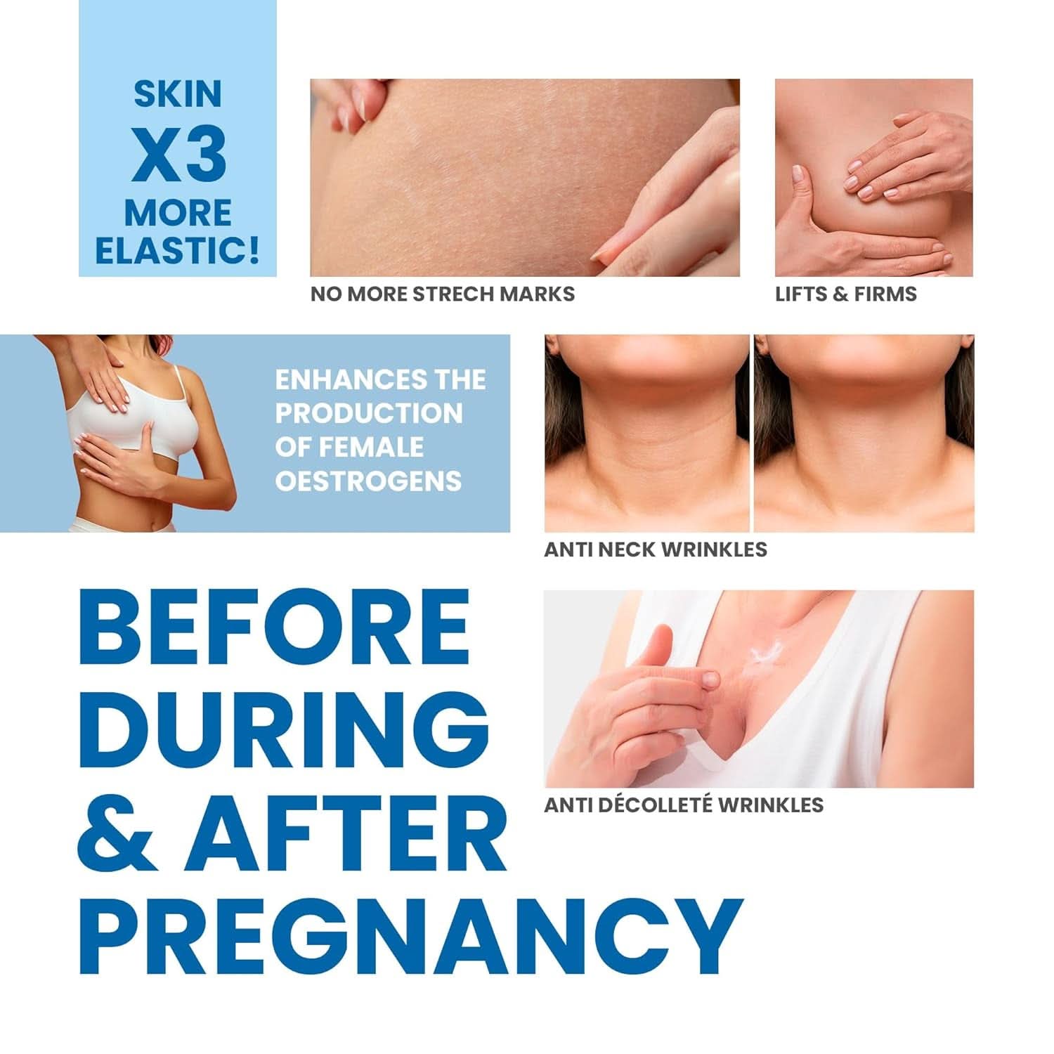 Breast enlargement cream, Forte Neck Décolleté 200 ml Naty Shop