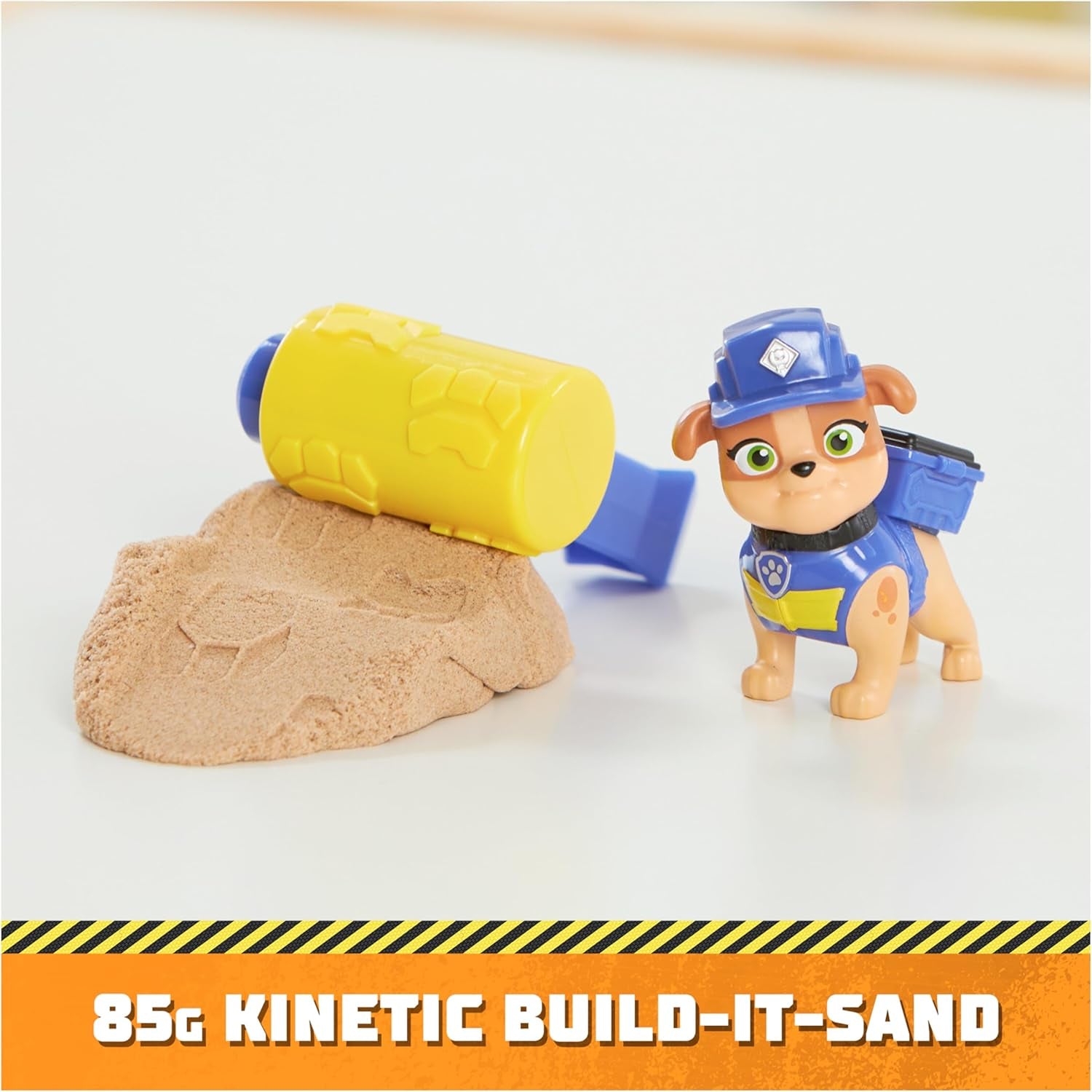 Rubble & Crew - Rubble & Mix Figure Action Figures Set, 2 Building Toys and 85G Kinetic Building Sand, Toy Suitable for Kids 3 Years and Up Action Figures Naty Shop