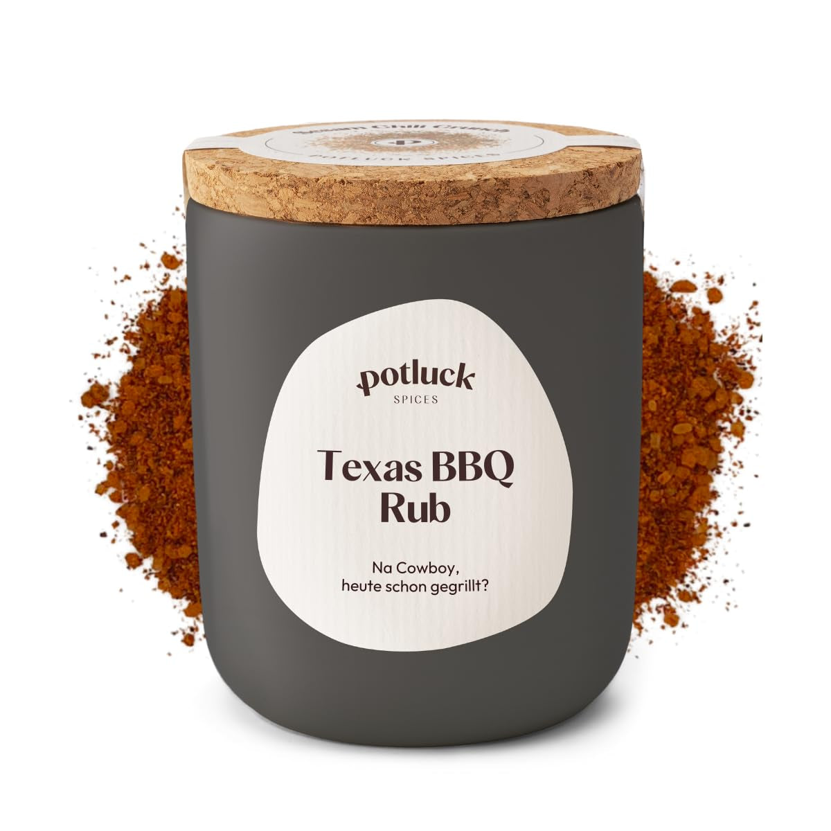 Potluck | Spice Burger | Würzmischung im Keramiktopf | 100g | Vegan, gluten-free and with natural ingredients